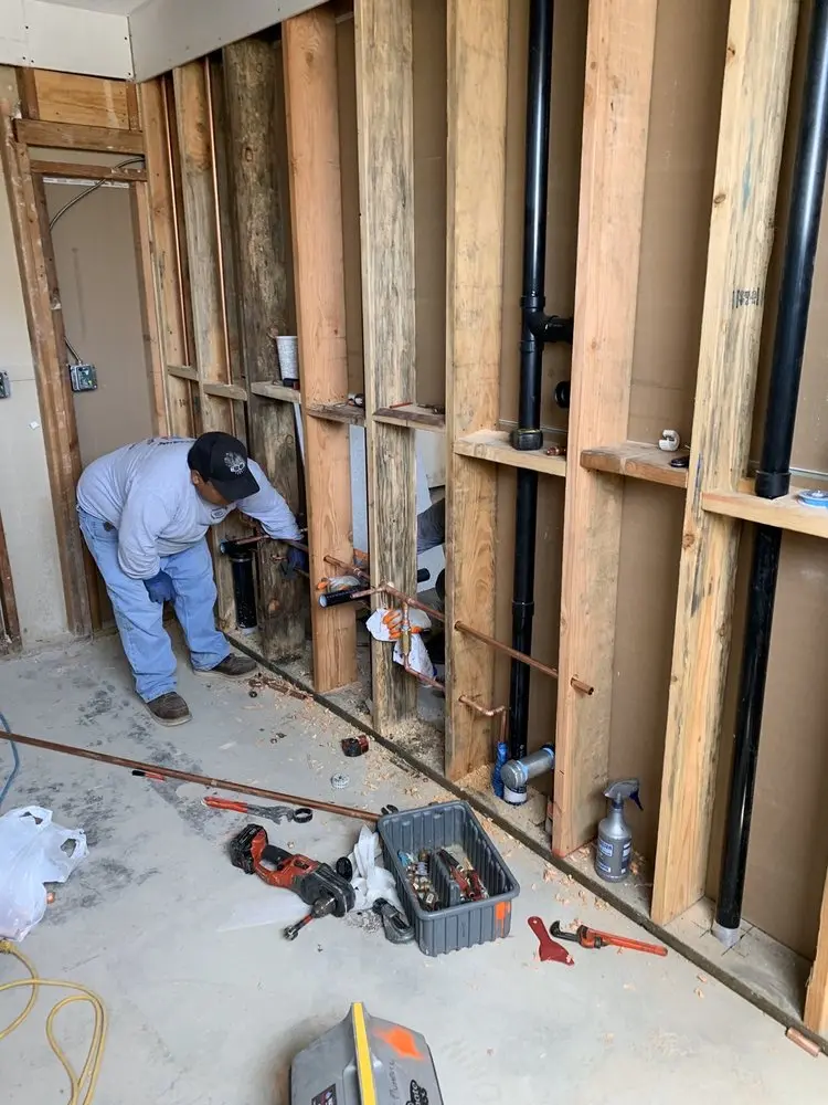 Commercial rough-in plumbing for Gas Line Repair in Haddam